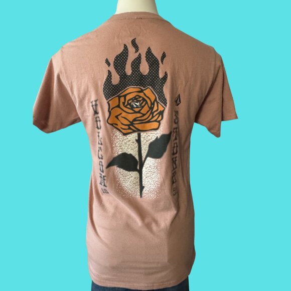 Volcom Ladies Graphic Tee - Size Small - Picture 2 of 7